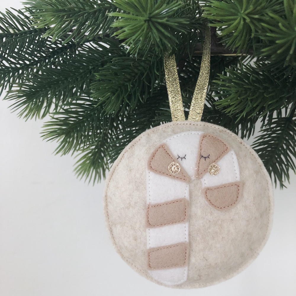Kerst ornament blush candy cane