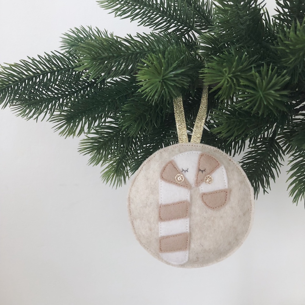 Kerst ornament blush candy cane