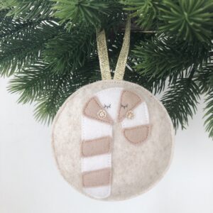 Kerst ornament blush candy cane