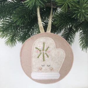 Kerst ornament blush want