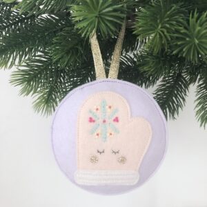Kerst ornament colorblock want