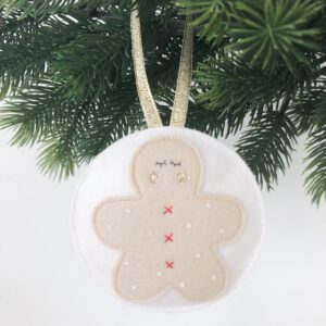 Kerst ornament traditioneel gingerbread man