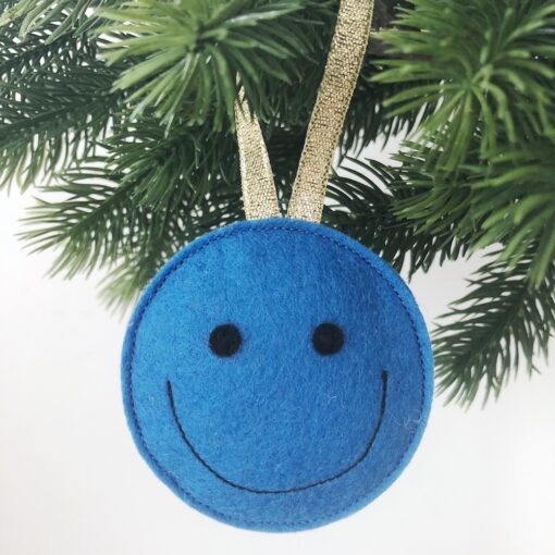 Kerst ornament vrolijk kerstfeest jeans