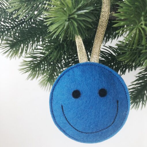 Kerst ornament vrolijk kerstfeest jeans