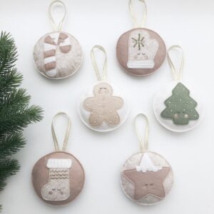 Kerst ornamenten set blush