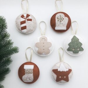 Kerst ornamenten set brick