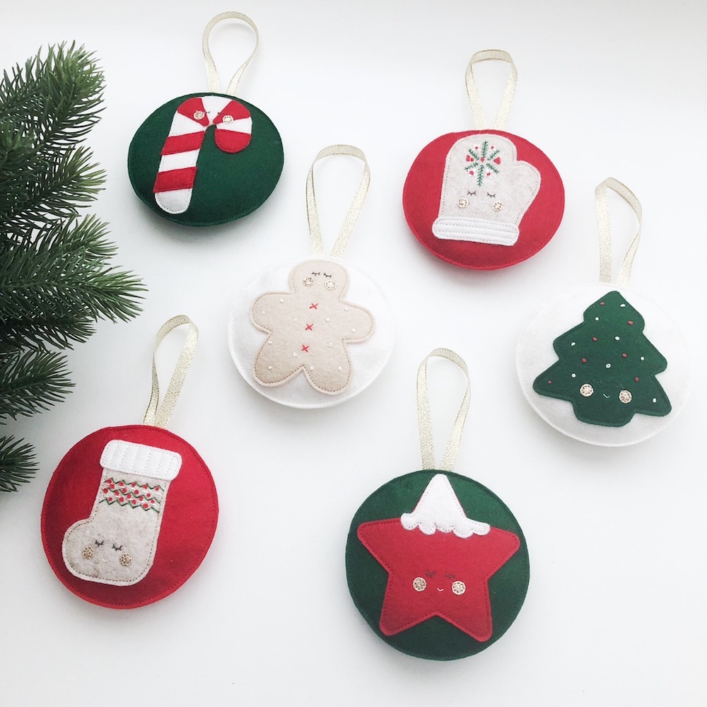 Kerst ornamenten set traditioneel