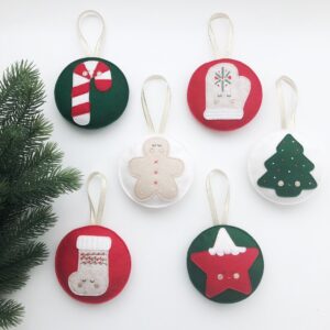 Kerst ornamenten set traditioneel