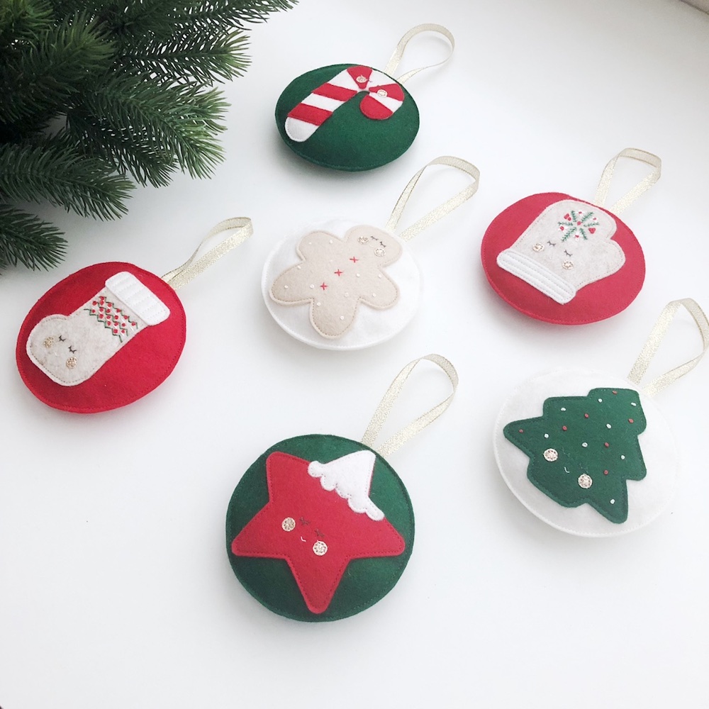 Kerst ornamenten set traditioneel