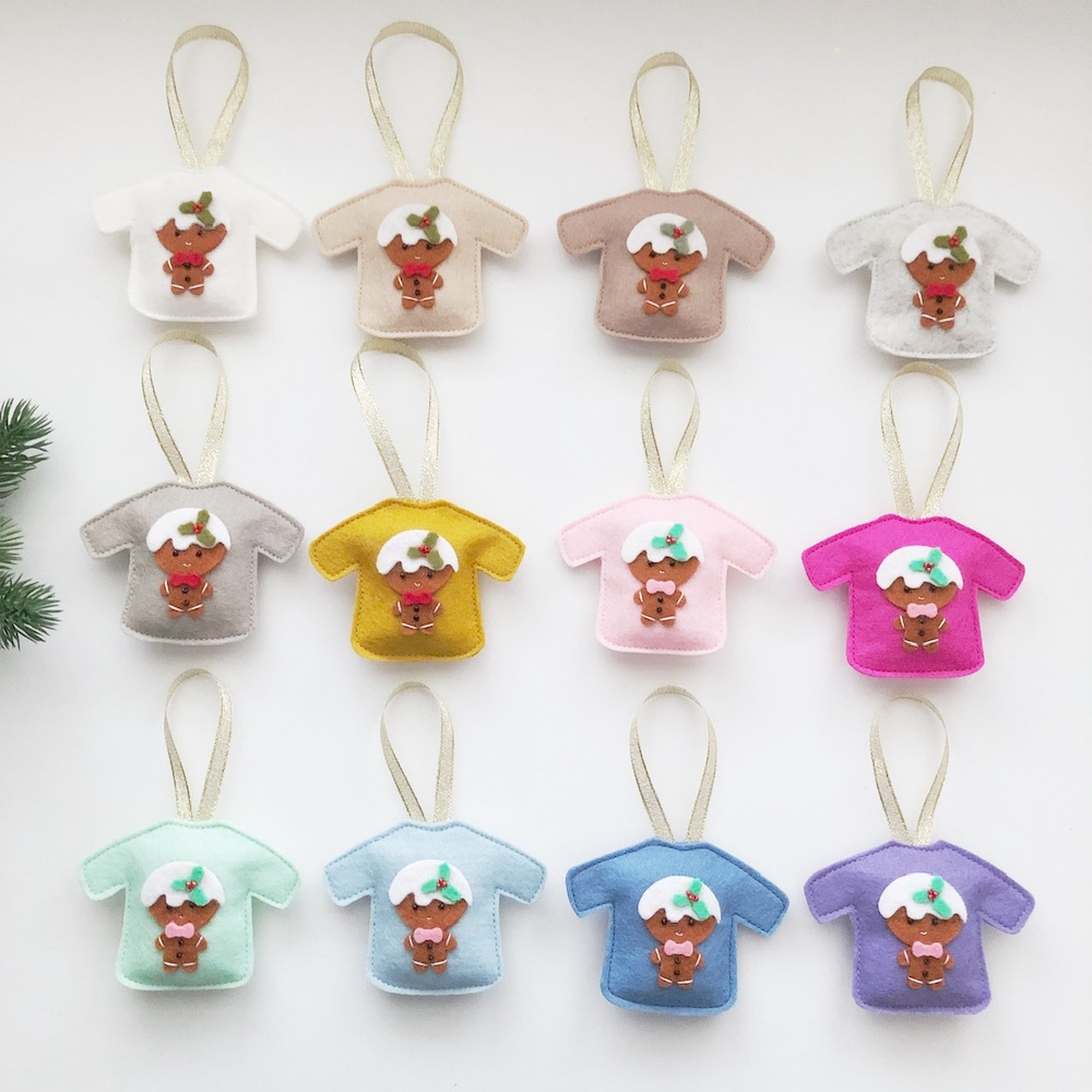 Overview foute kersttrui gingerbread man