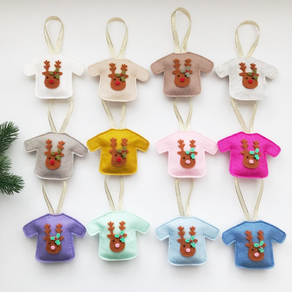 Overview foute kersttrui rendier