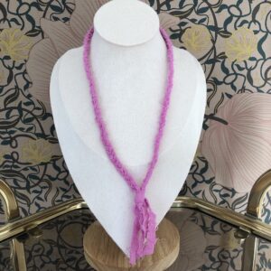 Ketting stof roze