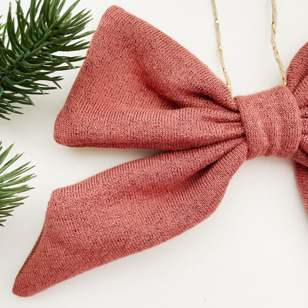 Kerst strikken glitter brick