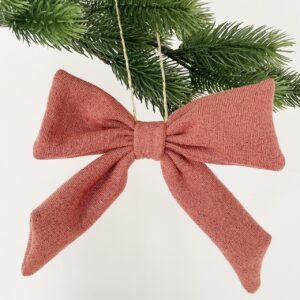 Kerst strikken glitter brick