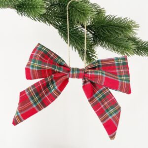Kerst strikken ruit
