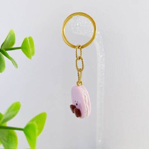 Sleutelhanger macaron gezichtje