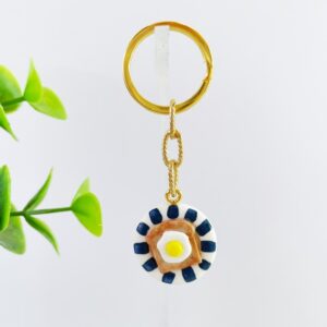 Sleutelhanger ontbijtbordje