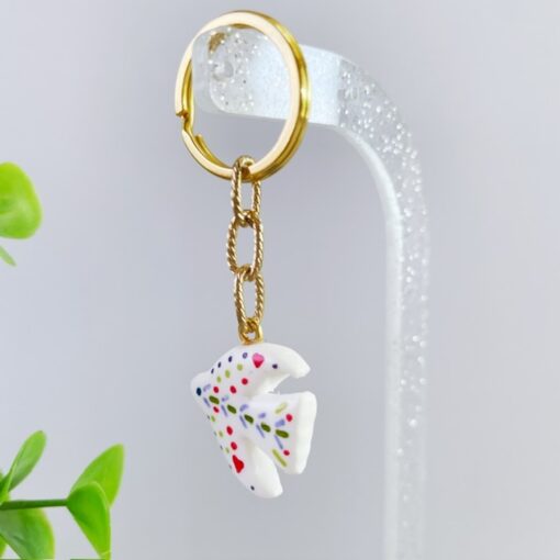 Sleutelhanger vogel hart