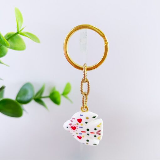 Sleutelhanger vogel hart