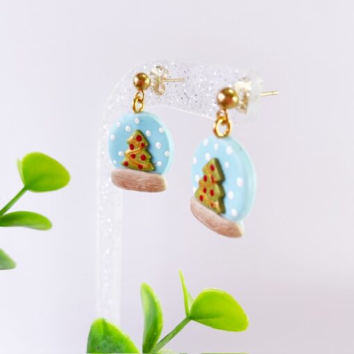 Studs snowglobe kerstboom