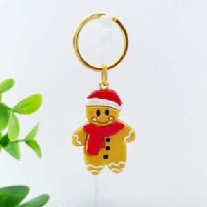 Sleutelhanger peperkoek sjaal rood