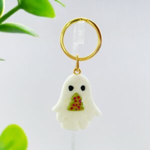 Sleutelhanger spookje kerstboom