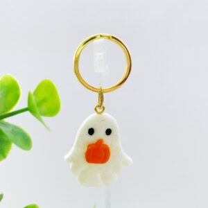 Sleutelhanger spookje pompoen