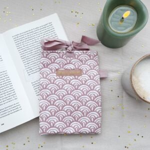 Boeken sleeve waves oudroze