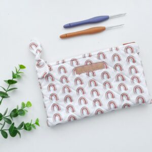 Haaknaalden etui rainbow brick