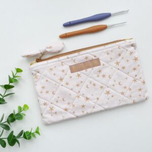 Haaknaalden etui star and moon