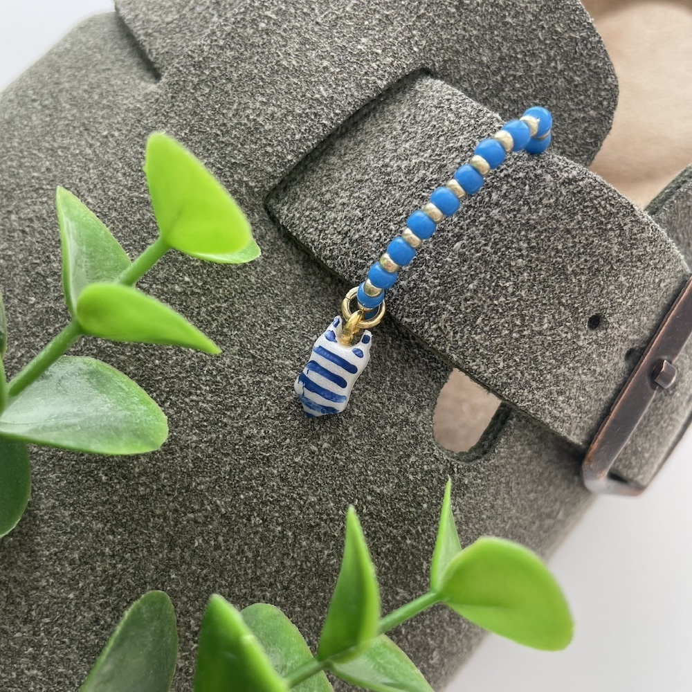 Schoen bedel badpak blauw