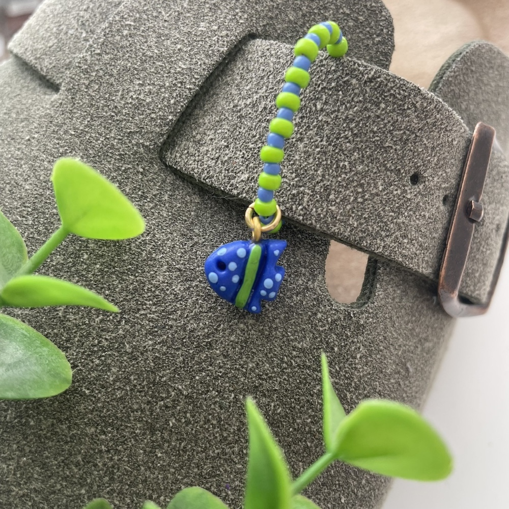 Schoen bedel vis groen