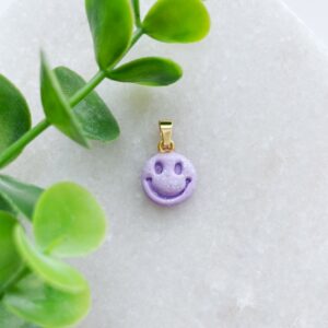 Bedel gezicht lila glitter