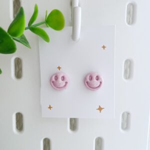 Clips gezichtje roze glitter