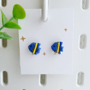 Clips vissen blauw
