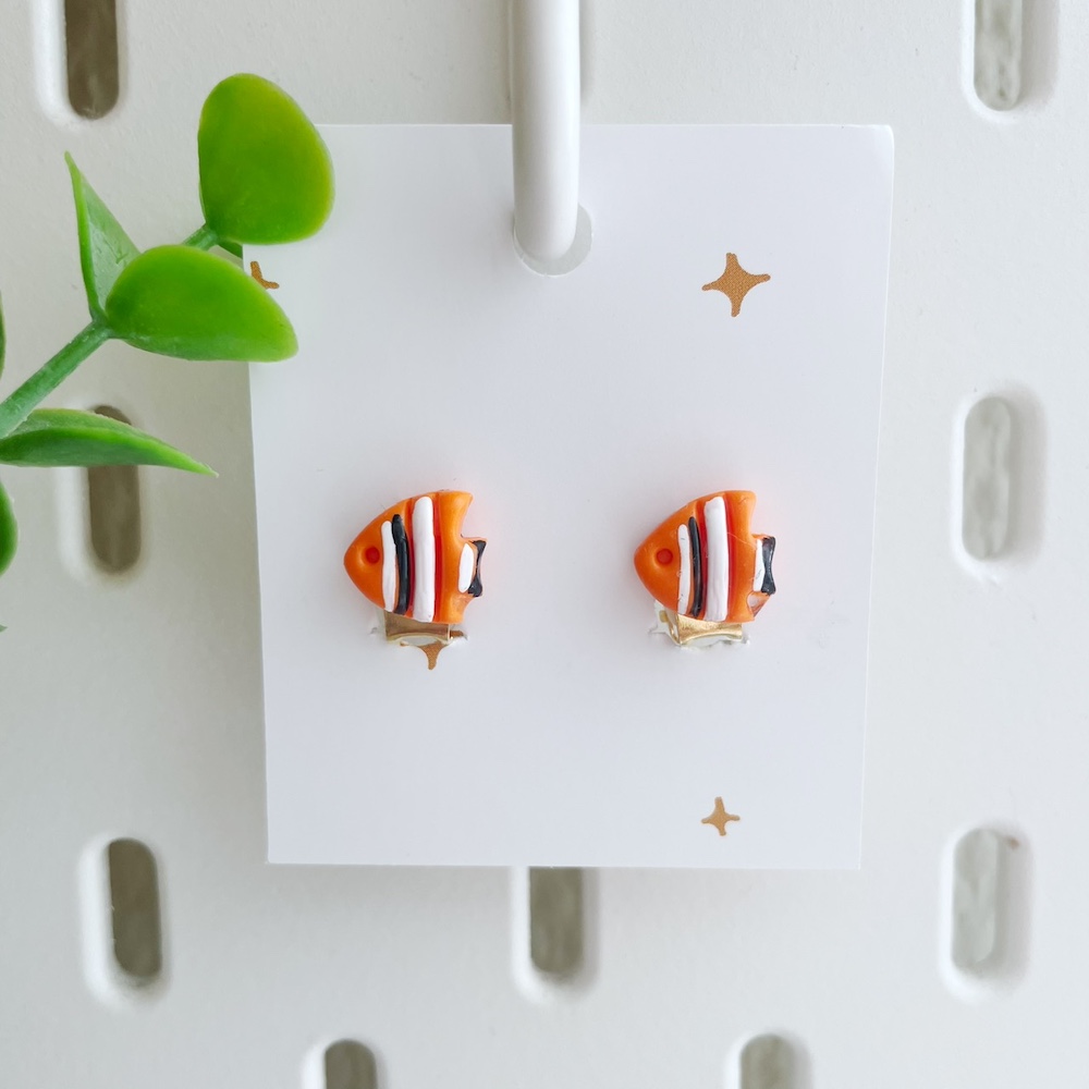 Clips vissen oranje