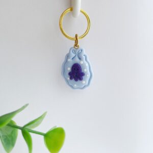 Sleutelhanger octopus blauw