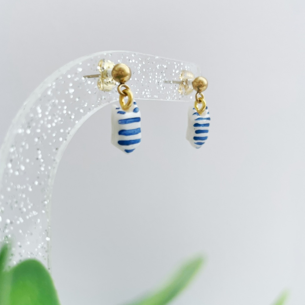 Studs badpak blauw